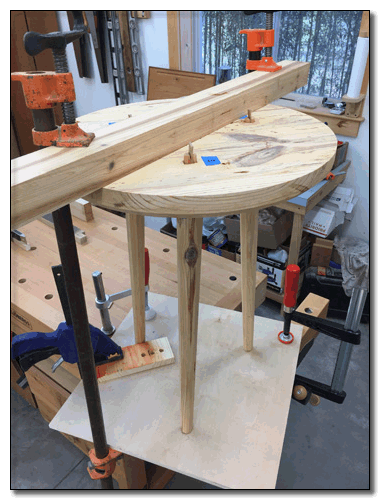 Table final glue up